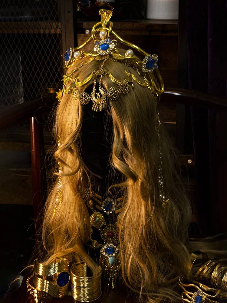 Cos Egyptian Headdress Pharaoh - Cosplay Prop Making recension och pris