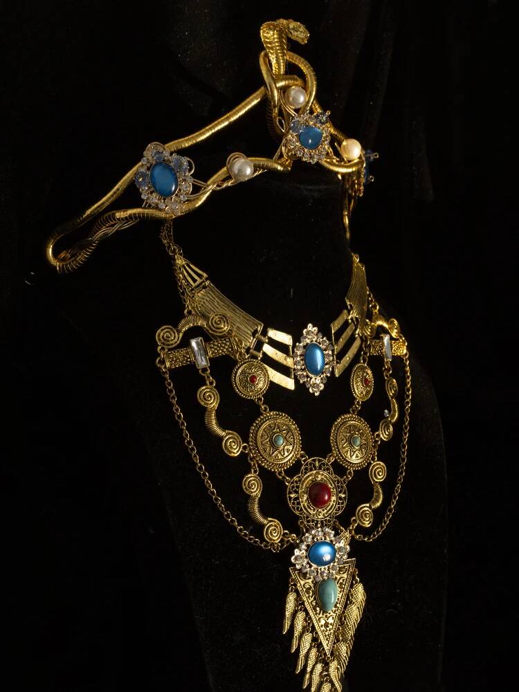 Cos Egyptian Headdress Pharaoh - Cosplay Prop Making recension och pris