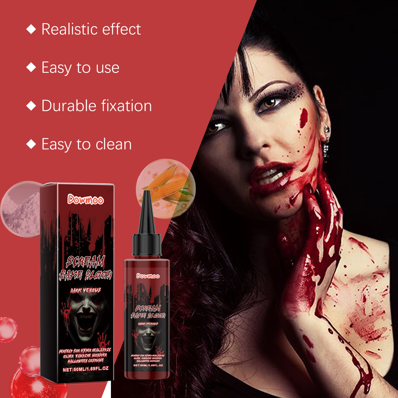 Halloween Fake Blood Plasma, 5 - Easy Cosplay Prop recension och pris