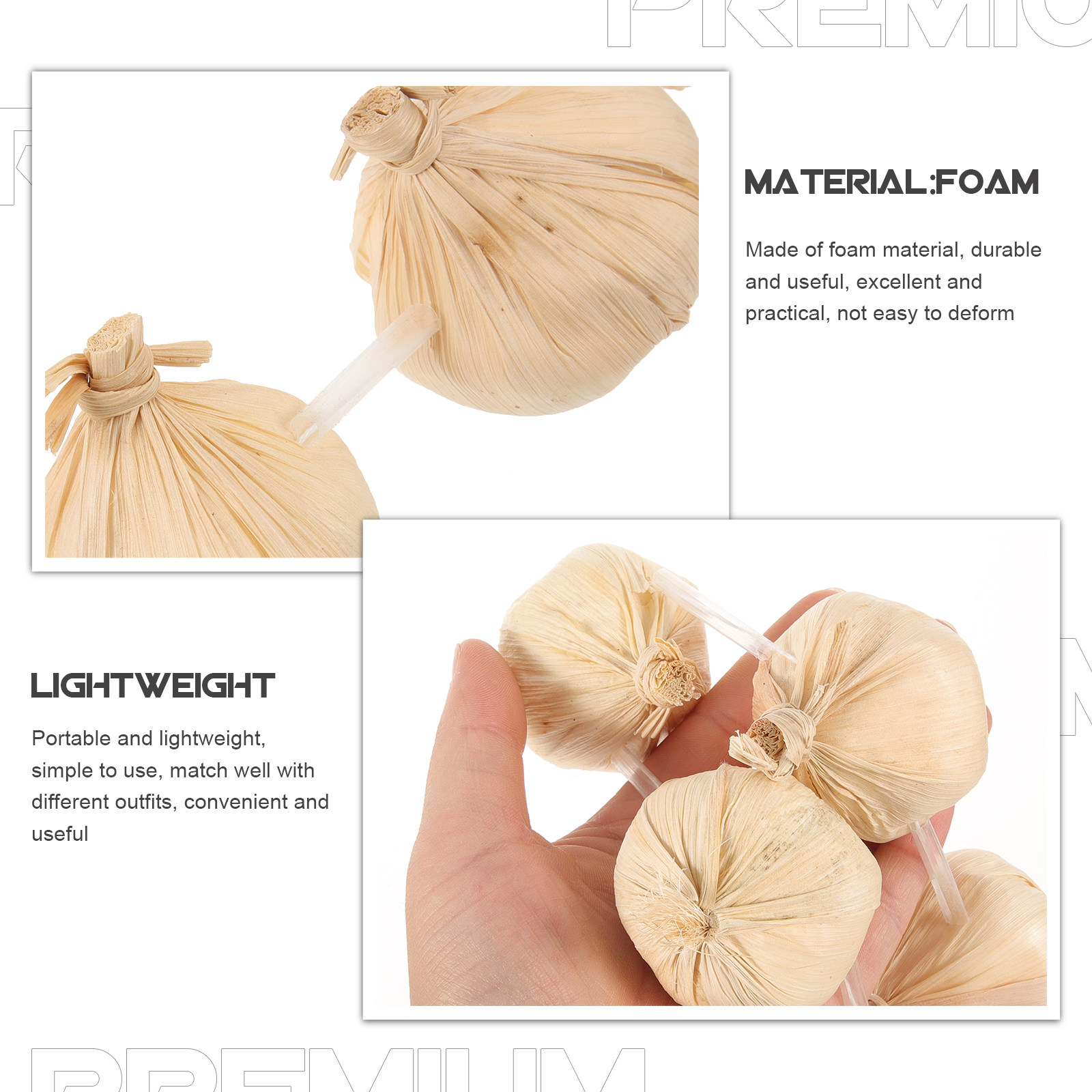 Artificial Garlic String Wreat - Easy Cosplay Prop recension och pris