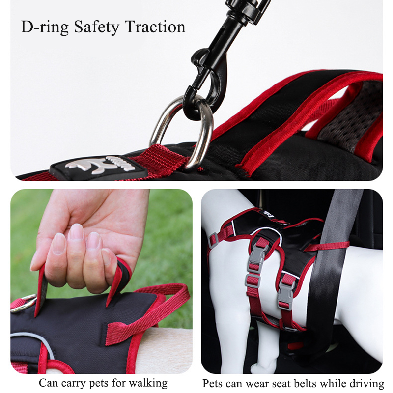 No Pull Dog Harness Outdoor Wa - D Ring Strap recension och pris
