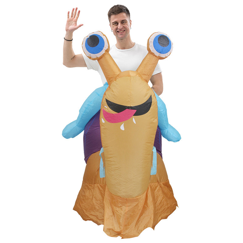 Riding Snail Inflatable Costum - Cosplay Prop recension och pris