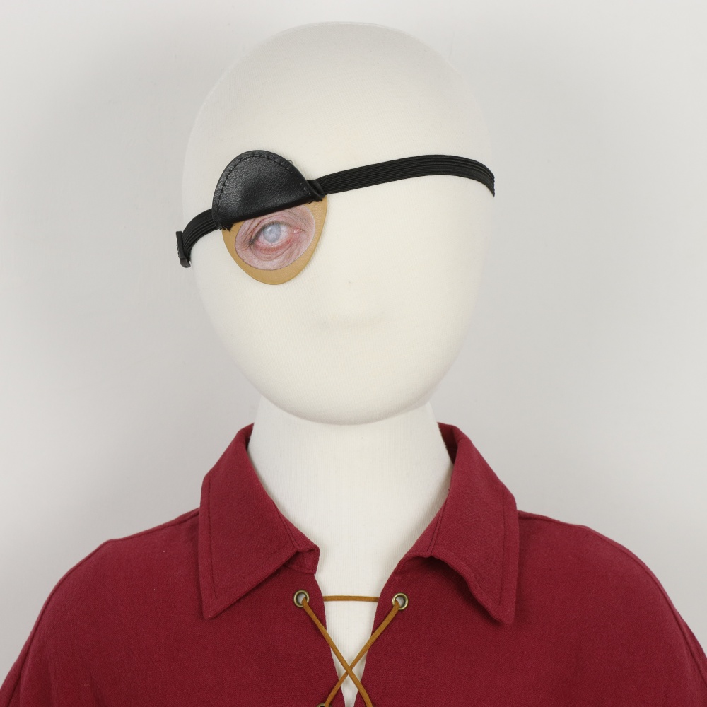 Black PU Leather Pirate Eyepat - Cosplay Prop recension och pris