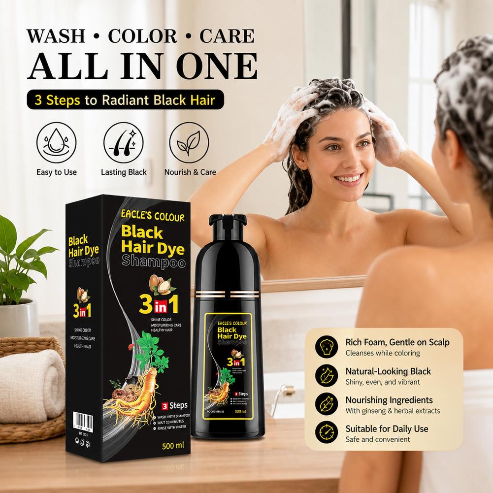 3 In 1 Easy Hair Dye Shampoo I - Hair Spray Color recension och pris
