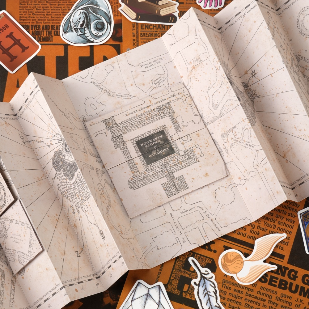 1PC Map Of The Marauder's Scho - Cosplay Prop Making recension och pris