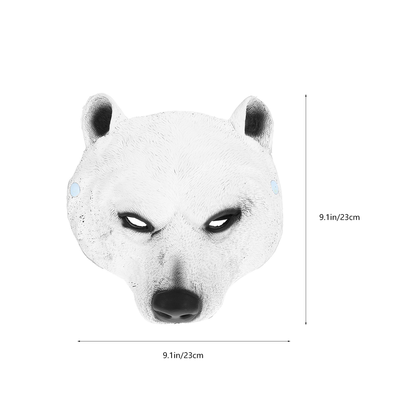 Delicate Polar Bear Animal Mas - Easy Cosplay Prop recension och pris